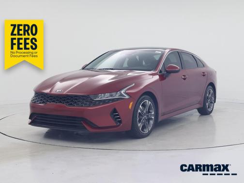 Red 2021 Kia K5 EX