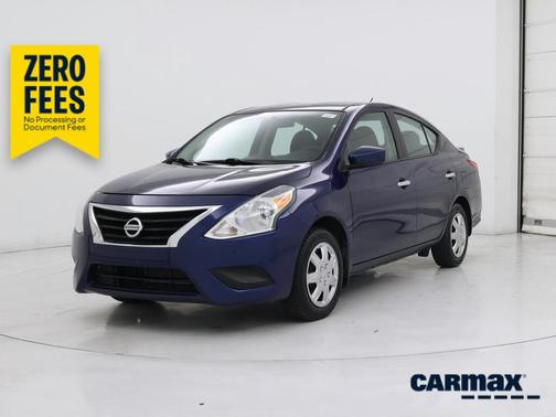 Blue 2018 Nissan Versa SV