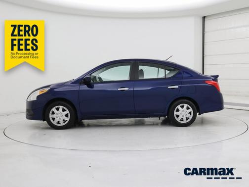 Blue 2018 Nissan Versa SV
