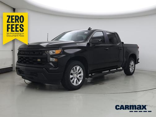 Black 2022 Chevrolet Silverado 1500 Custom