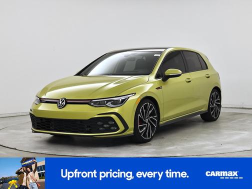 Yellow 2022 Volkswagen Golf GTI Autobahn