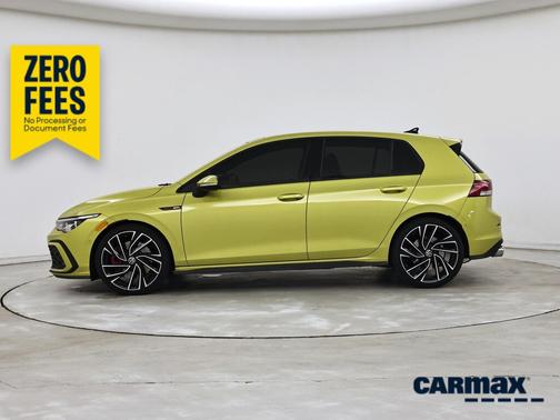 Yellow 2022 Volkswagen Golf GTI Autobahn
