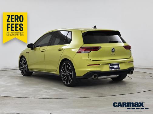 Yellow 2022 Volkswagen Golf GTI Autobahn