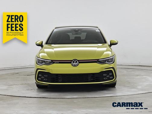Yellow 2022 Volkswagen Golf GTI Autobahn
