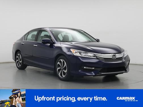 Blue 2017 Honda Accord EX-L