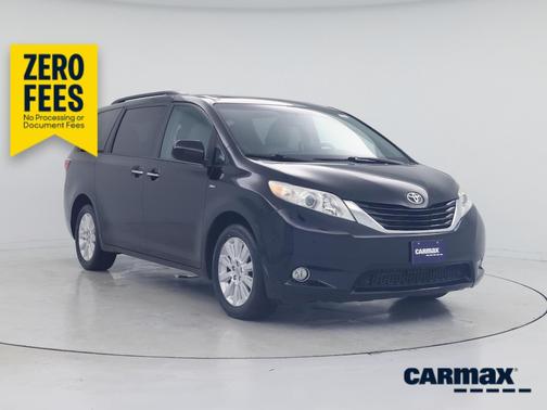 Black 2016 Toyota Sienna XLE Premium