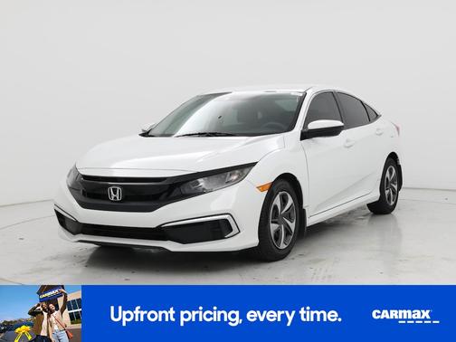 White 2021 Honda Civic LX