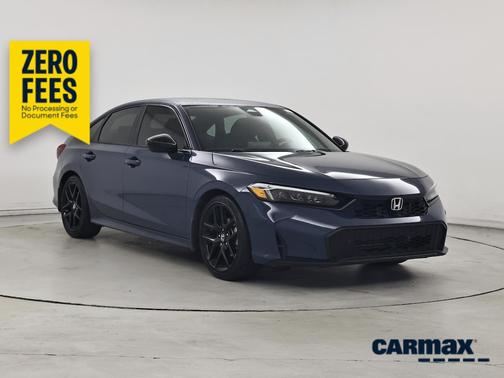 Blue 2025 Honda Civic Sport