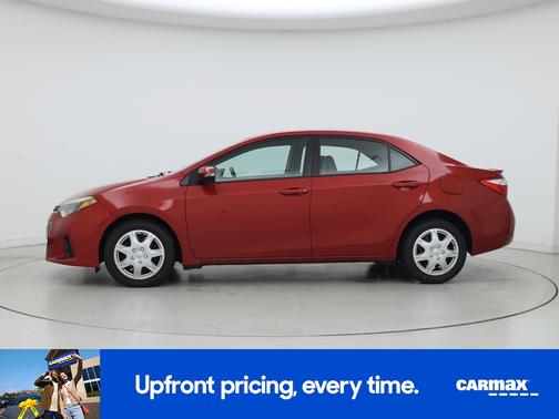 Red 2015 Toyota Corolla S