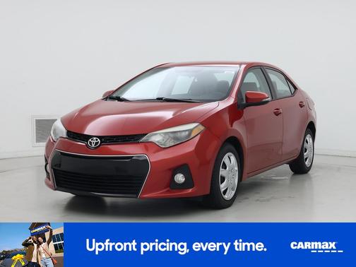 Red 2015 Toyota Corolla S