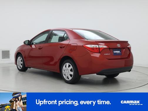 Red 2015 Toyota Corolla S