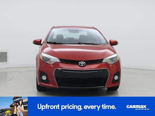 Red 2015 Toyota Corolla S