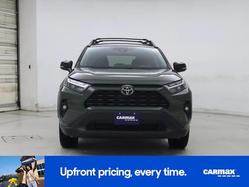 Green 2025 Toyota RAV4 Hybrid Woodland Edition