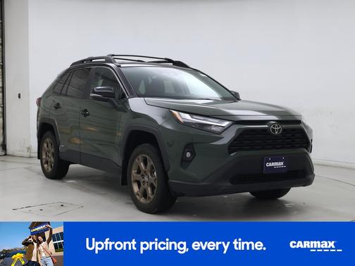 Green 2025 Toyota RAV4 Hybrid Woodland Edition