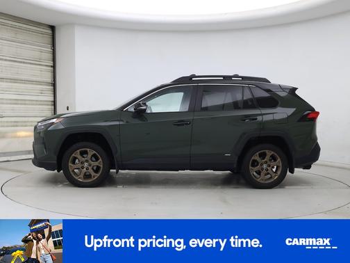 Green 2025 Toyota RAV4 Hybrid Woodland Edition