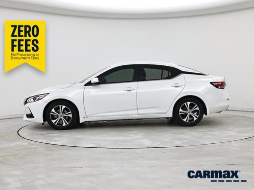 White 2021 Nissan Sentra SV
