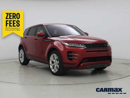 Red 2020 Land Rover Range Rover Evoque R-Dynamic S