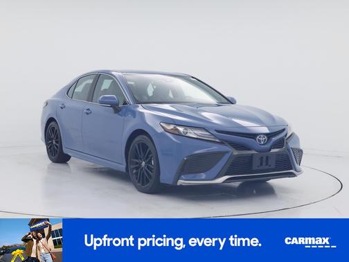 Blue 2024 Toyota Camry Hybrid XSE