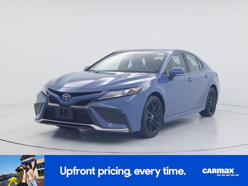 Blue 2024 Toyota Camry Hybrid XSE