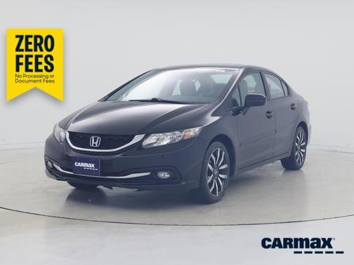 Black 2014 Honda Civic EX-L