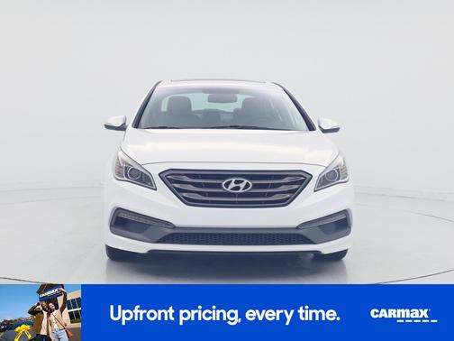 White 2017 Hyundai SONATA Limited