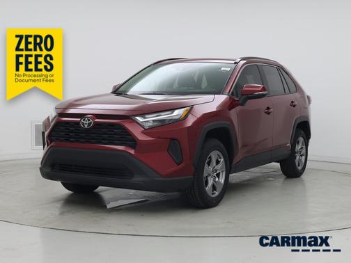 Red 2025 Toyota RAV4 Hybrid XLE