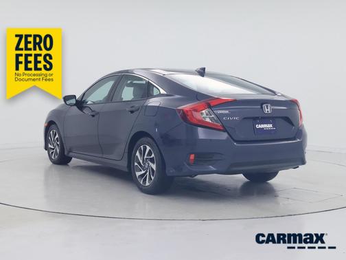 Blue 2017 Honda Civic EX