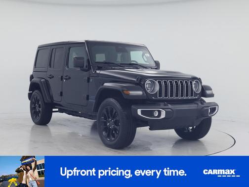 Black 2025 Jeep Wrangler 4xe Sahara
