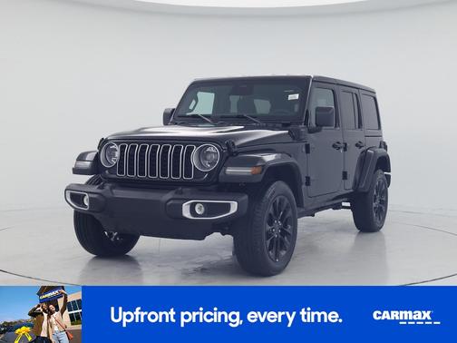 Black 2025 Jeep Wrangler 4xe Sahara
