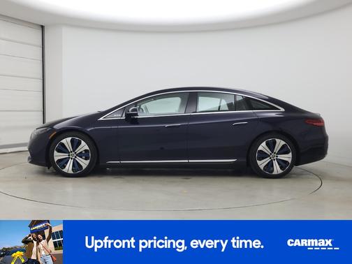 Blue 2022 Mercedes-Benz EQS 450+