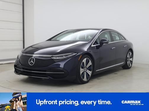 Blue 2022 Mercedes-Benz EQS 450+