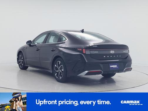 Black 2024 Hyundai SONATA SEL