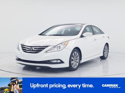 White 2014 Hyundai SONATA Limited