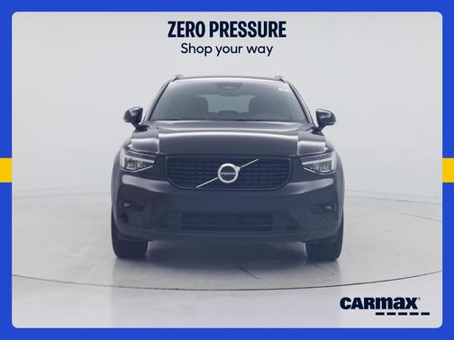 Black 2023 Volvo XC40 B5 Plus Dark Theme