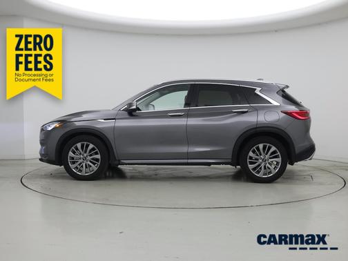 Gray 2023 INFINITI QX50 Luxe