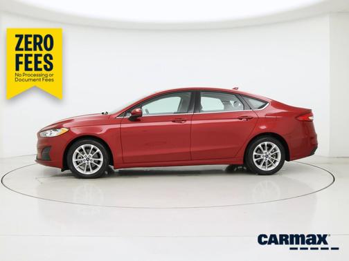 Red 2020 Ford Fusion Hybrid SE