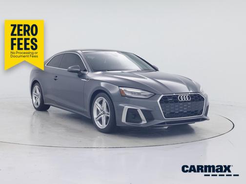 Gray 2021 Audi A5 S-Line Premium