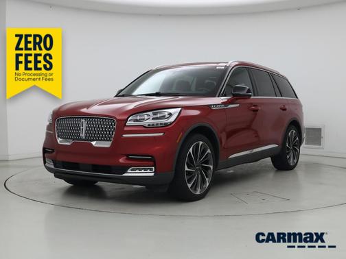 Red 2020 Lincoln Aviator Reserve