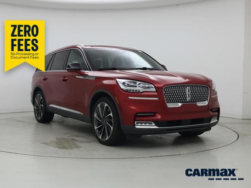 Red 2020 Lincoln Aviator Reserve