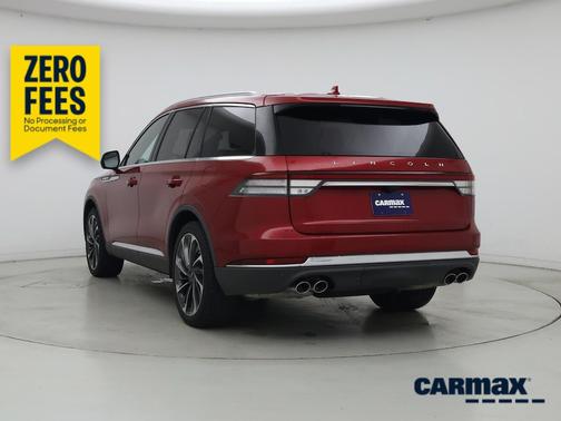 Red 2020 Lincoln Aviator Reserve