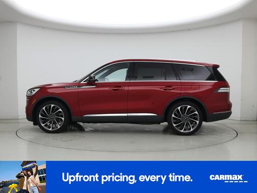 Red 2020 Lincoln Aviator Reserve