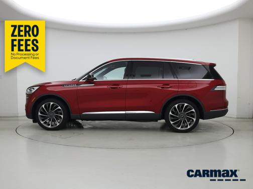 Red 2020 Lincoln Aviator Reserve
