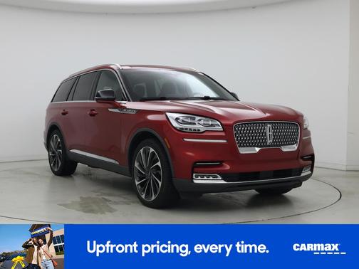 Red 2020 Lincoln Aviator Reserve