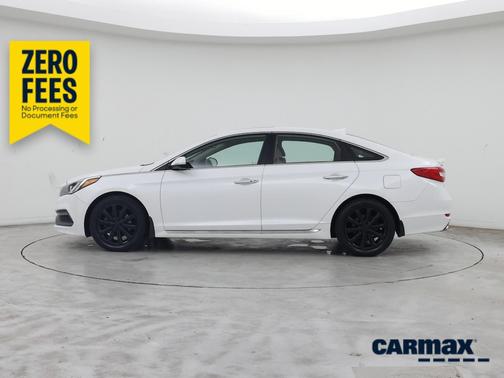 White 2016 Hyundai SONATA Limited