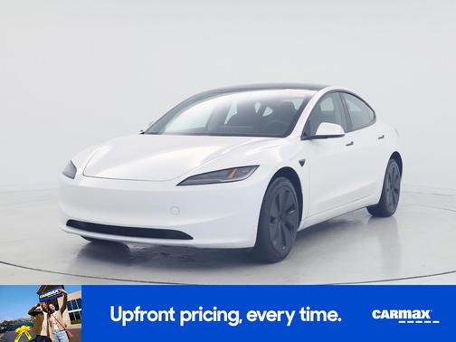 White 2025 Tesla Model 3 Long Range