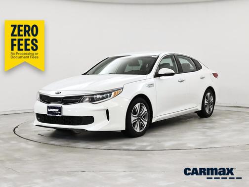 White 2017 Kia Optima Hybrid EX