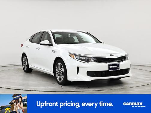 White 2017 Kia Optima Hybrid EX