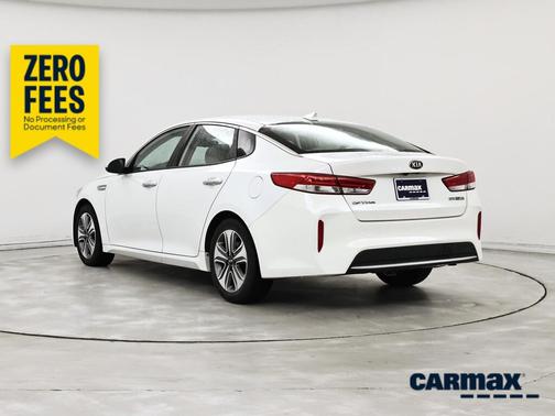 White 2017 Kia Optima Hybrid EX