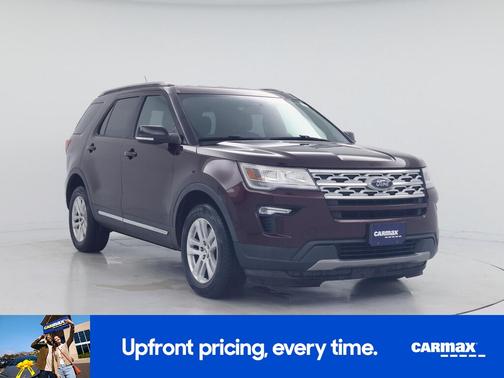 Burgundy 2018 Ford Explorer XLT