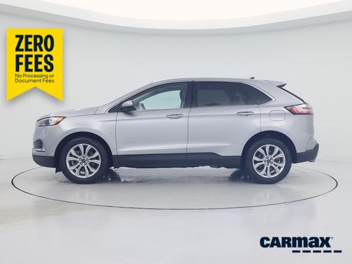 Silver 2024 Ford Edge Titanium